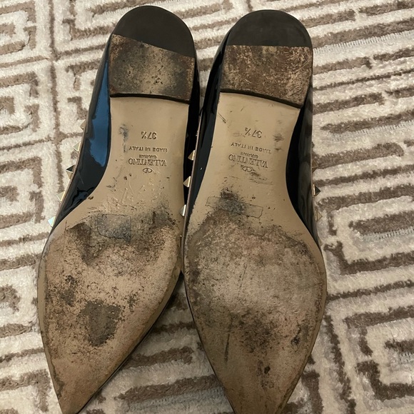 PATENT ROCKSTUD BALLET FLAT - Picture 3 of 4